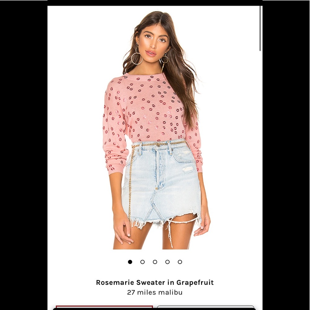REVOLVE | 27 Miles Malibu 100% cashmere sweater
